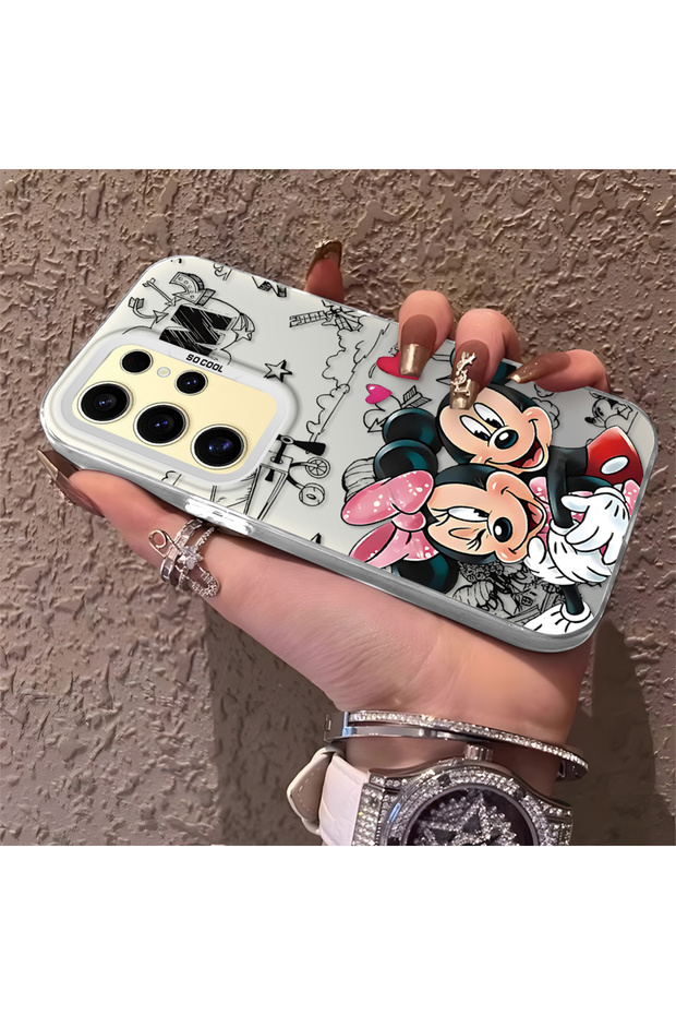 Samsung Galaxy S24 Ultra Compatible Funny Cartoon Character Case, Long-Lasting High Quality Silicone Case