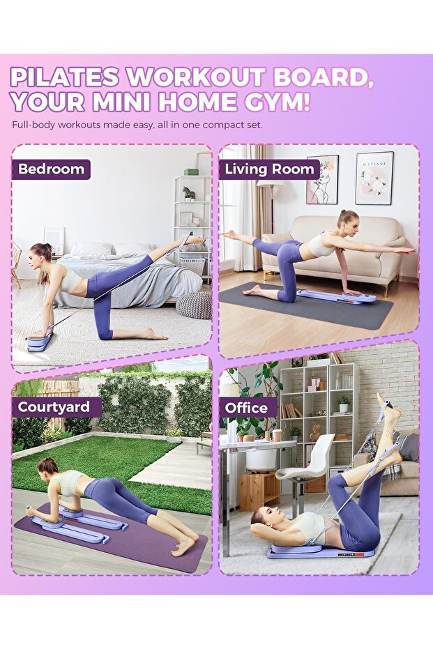 لوح بيلاتس متعدد الوظائف لتشكيل الجسم - 3