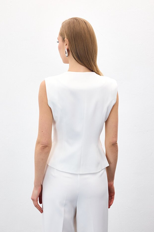 Sofia Yelek - Ekru - 8