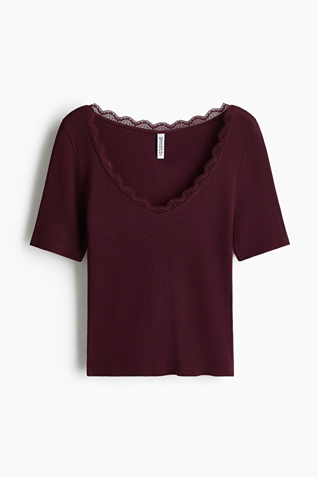 Lastik Örgülü Üst - 1