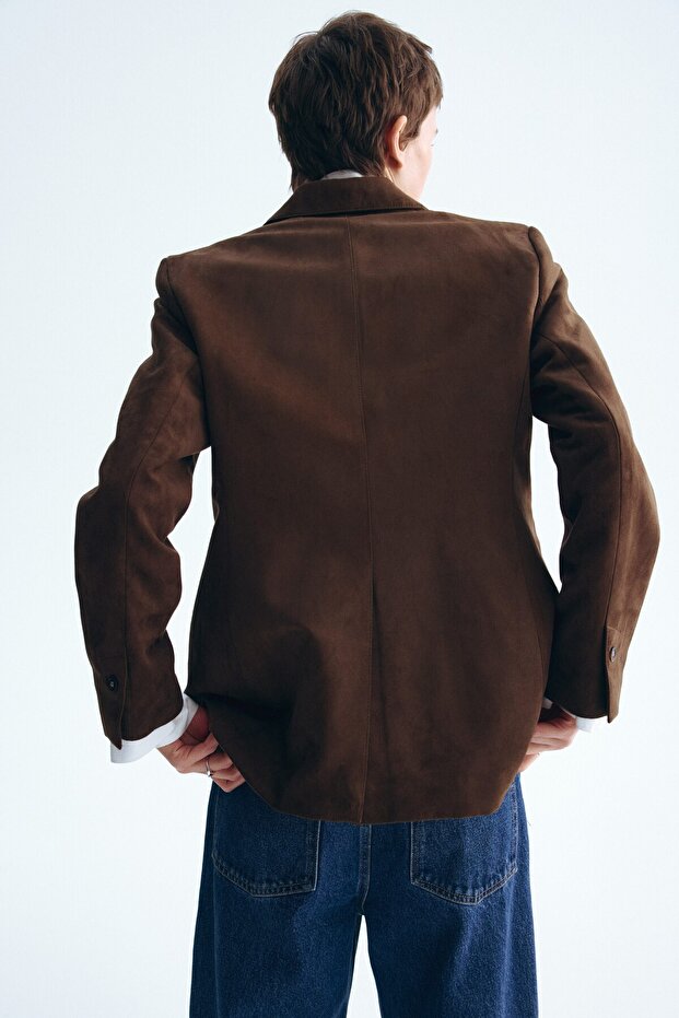 Tek Düğmeli Blazer - 5