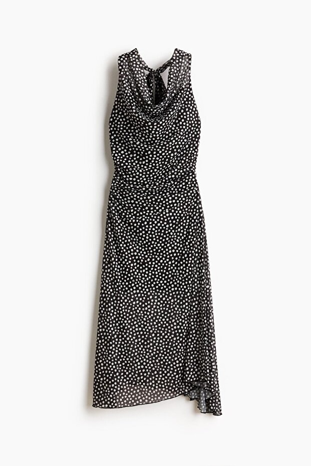 Halter Yaka Elbise - 1