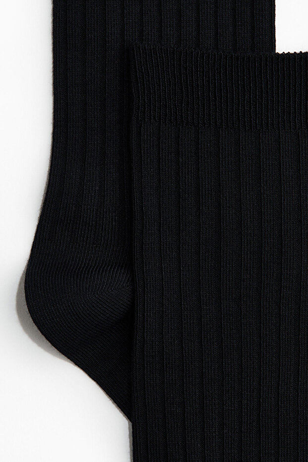3'lü Bambu Viskoz Karışımlı Çorap - 3
