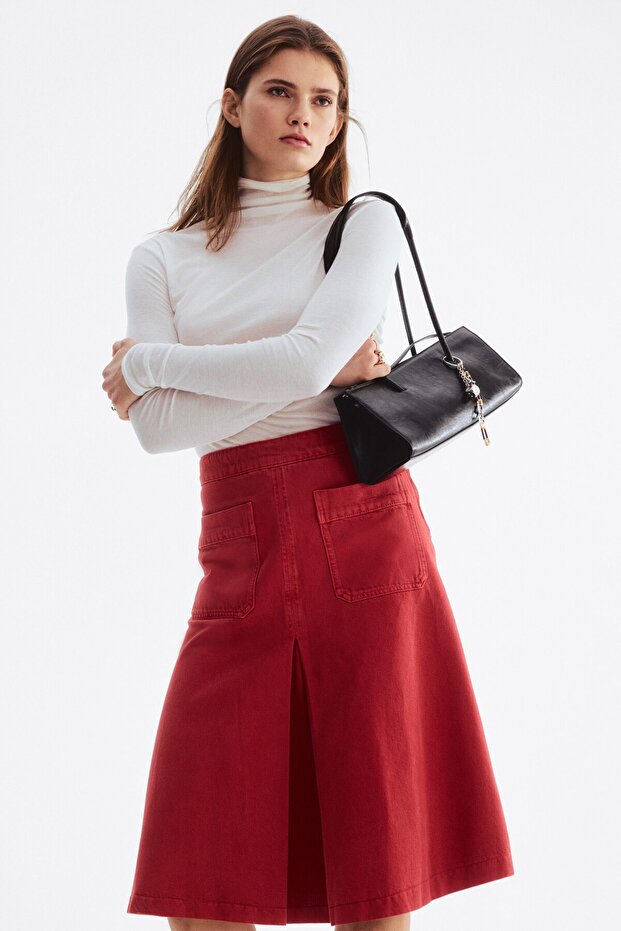 Gabardin Çan Etek - 2