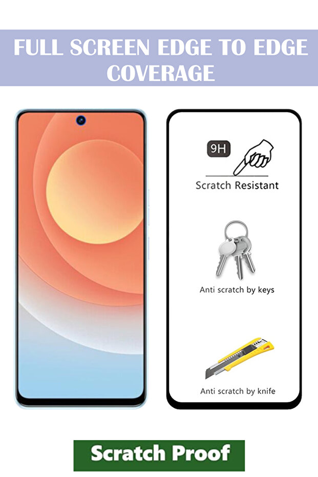 واقي شاشة زجاجي ممتاز لهاتف تكنو كامون 19 برو - 3