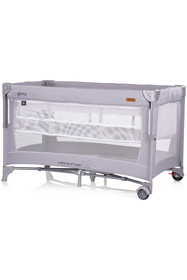 Glory folding cot with sliding side cloud - 2