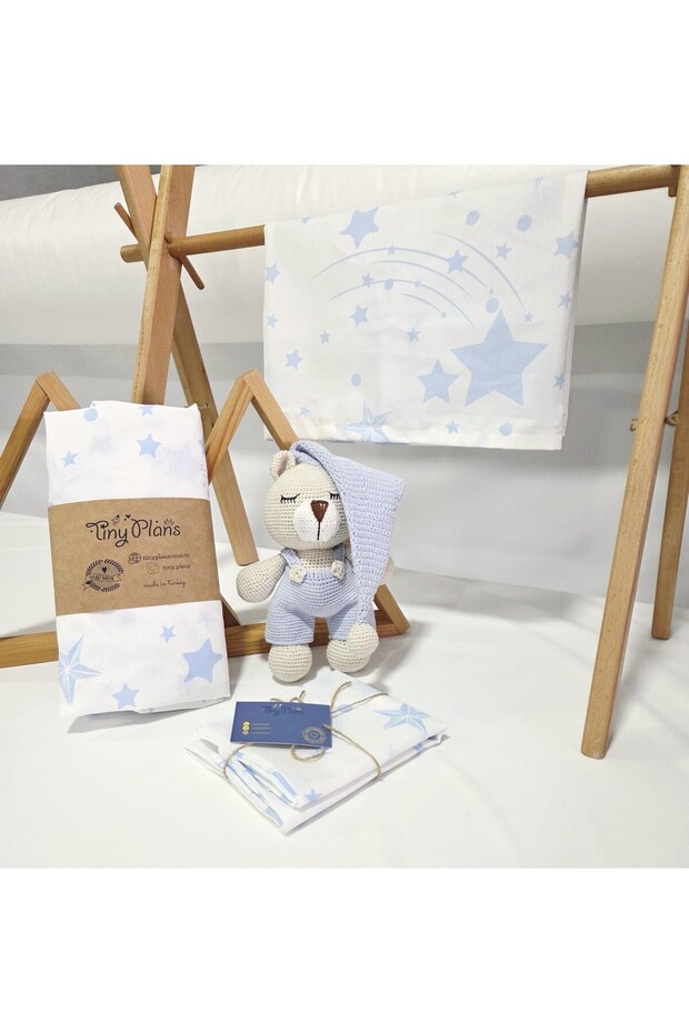 طقم أغطية وسائد مرنة لشخص واحد - 4