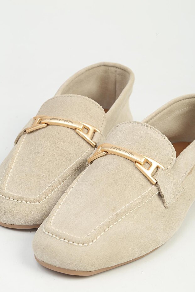 Women's Beige Loafer Pc-55703