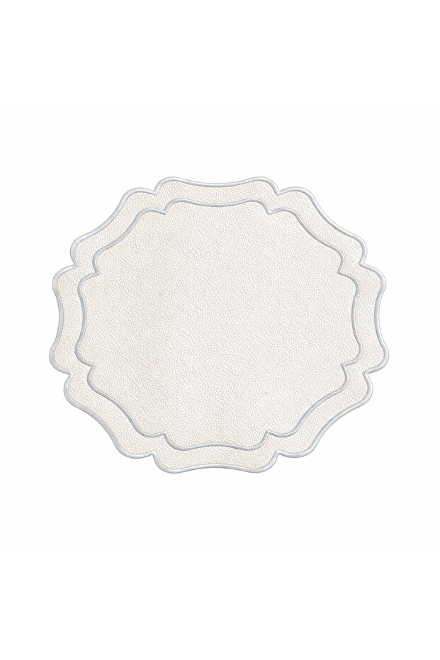 طقم أدوات مائدة أمريكية من الجلد 6 قطع 35x35