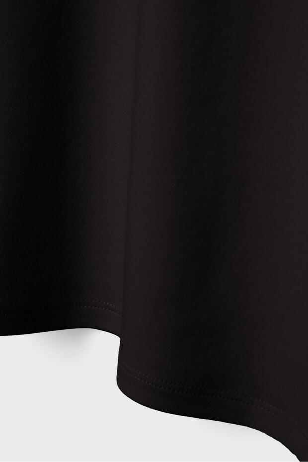 B06 Düşük omuz basic t-shirt - 8