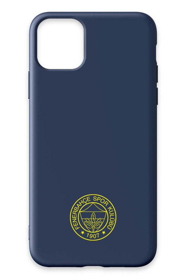 iPhone 11 Pro Max Compatible Yellow Arma Navy Blue Silicone Licensed Phone Case