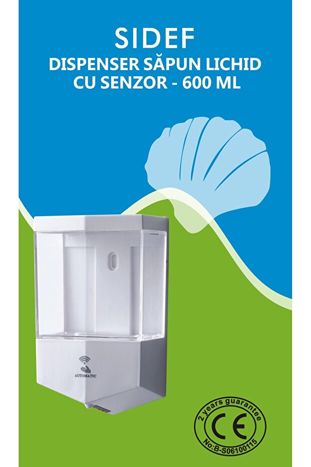 Liquid soap dispenser with sensor 600ML - 2
