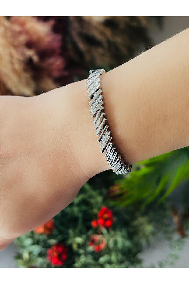 Xuping Rod Bracelet 17+2Cm-Silver Color Acr9052