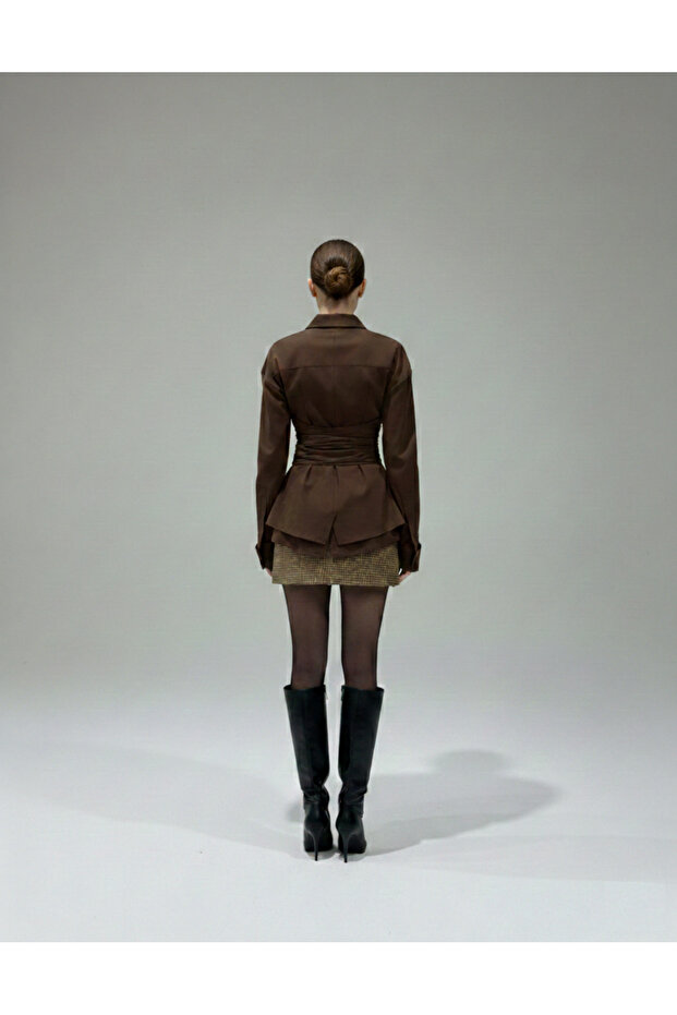 Wrap - Belden Bağlamalı Gömlek - 2