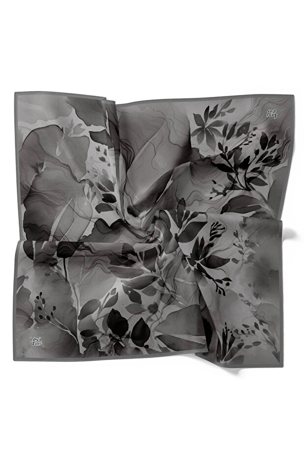 وشاح كريستال D4 رمادي - 2