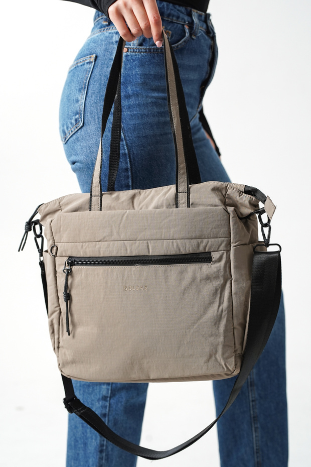 Galivisa Mink Women's Multi-Compartment Waterproof Crinkle Daily Crossbody and Shoulder Bag