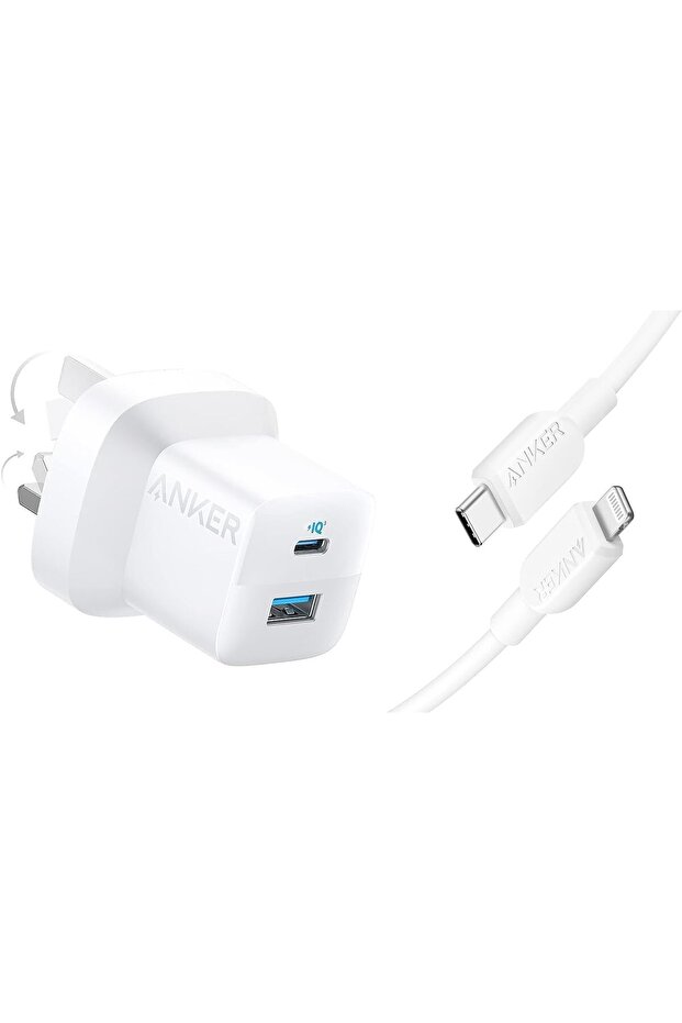 كابل USB-C إلى Lightning، كابل مضفر USB-C إلى Lightning بطول 6 أقدام، أسود، معتمد من MFi، سريع