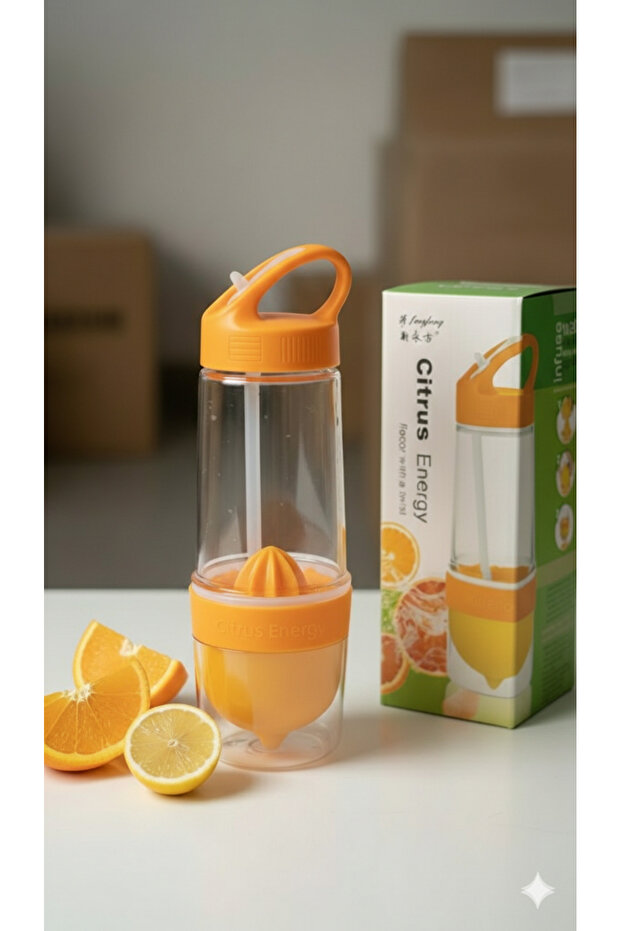 قارورة نقع الفواكه الطبيعية – استمتع بماء منعش بنكهة الليمون 🍋