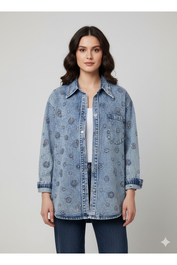 Taşlı Gömlek 70323 - 1