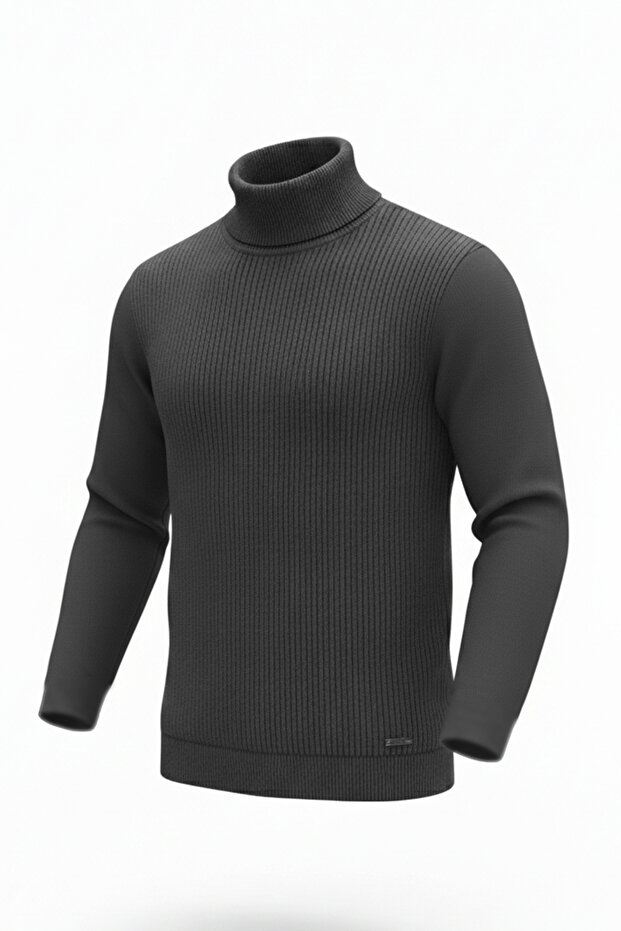 سترة رجالية كلاسيكية بياقة صياد منقوشة - 4