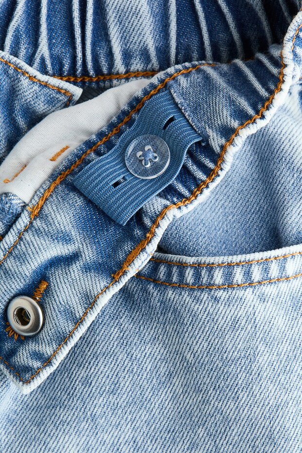 Baskılı Kot Pantolon Regular Fit - 7