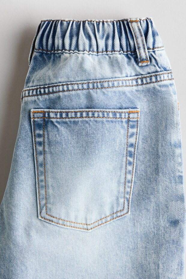 Baskılı Kot Pantolon Regular Fit - 5