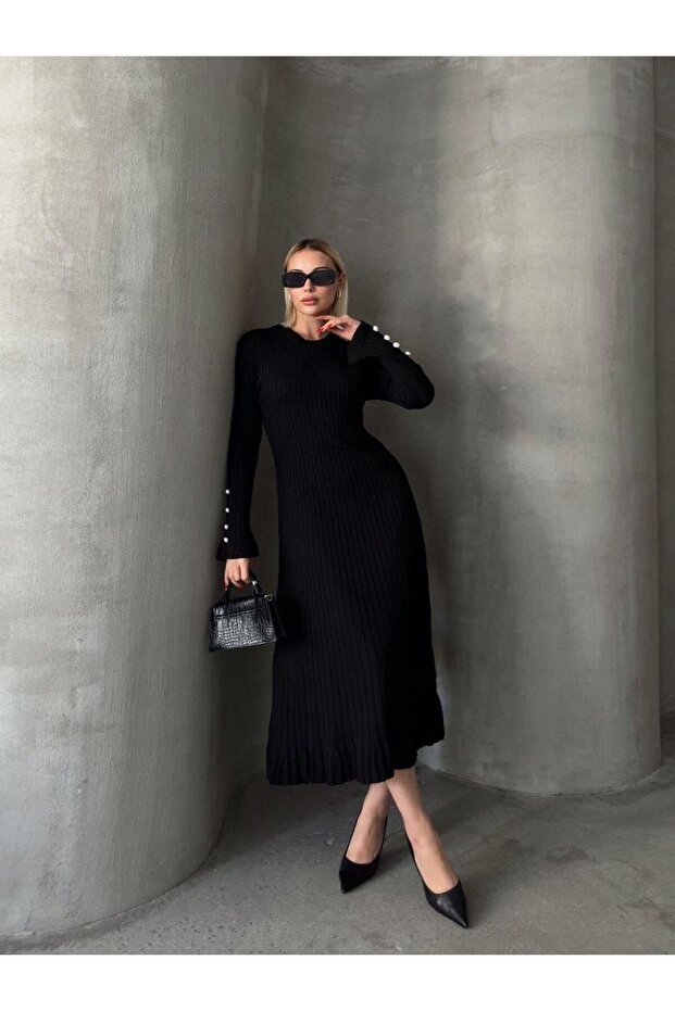 Rochie lungă tricotată - 1