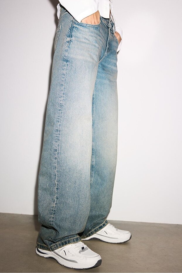 Barrel mid rise jean - 3