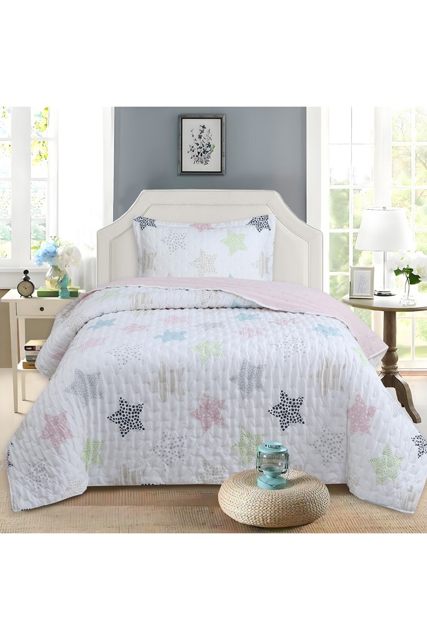 Young Yıldız Stone Wash Micro Soft Single Bedspread