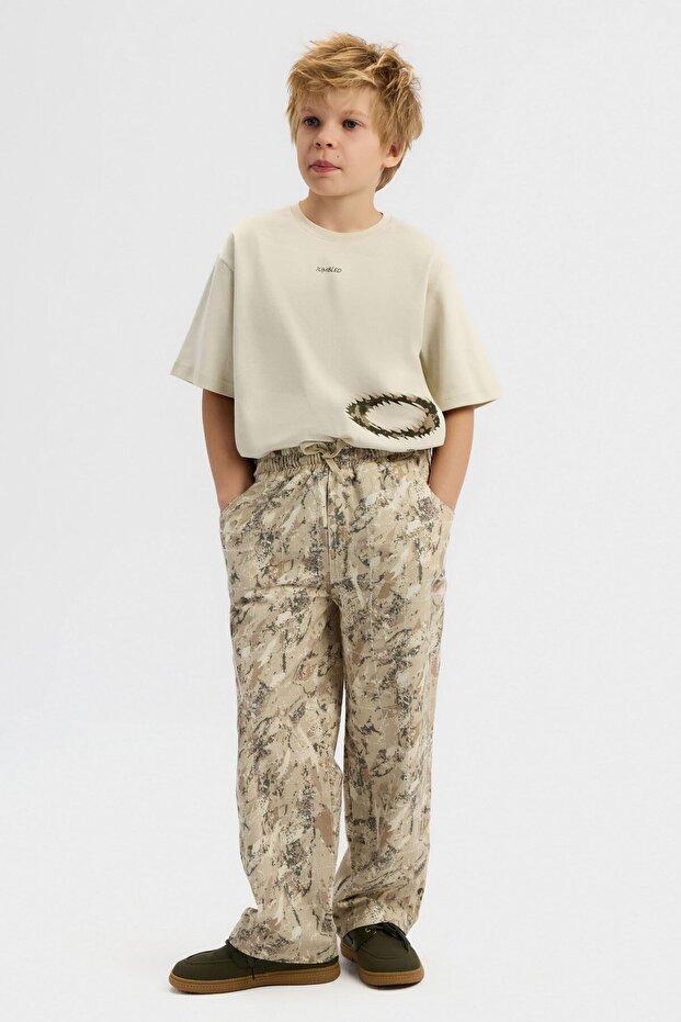 Boy's Jumled T-Shirt Nk-41300