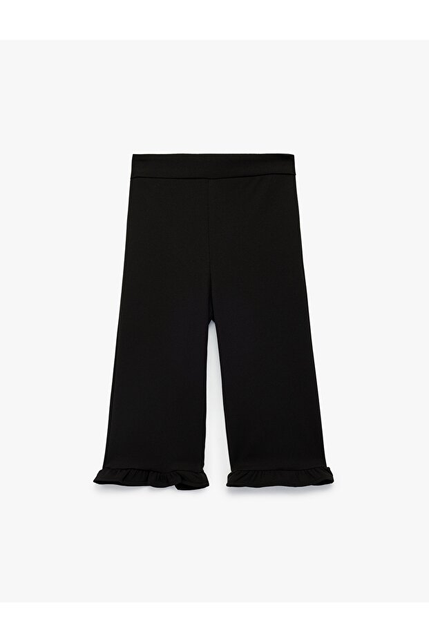 Baby Girl Canvas Trousers 6Smg40047Aw Black