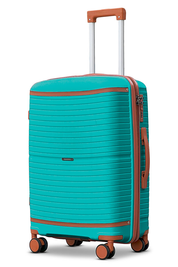 Hard Shell Unbreakable Expandable PP 24 Inch (20-25kg) Luggage, Lightweight, Secured Lock Suitcase