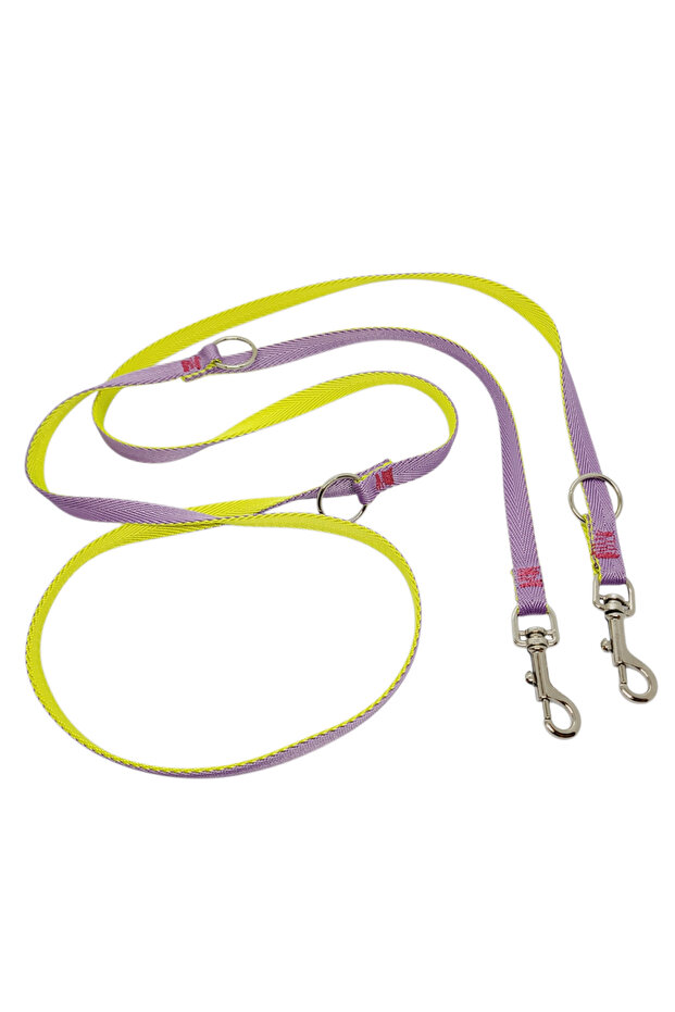Hooks Are for Dogs up to 20-45 Kilograms. Double Carabiner Dog Leash. Handmade
