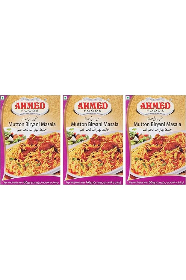 Mutton Biryani Fragrant Rice Gravy Core Spice Mix Duo (3x60g)