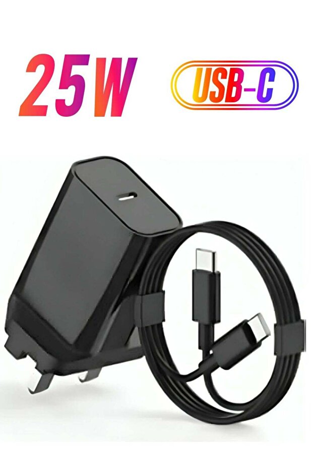 25W USB C Wall Charger with USB C Cable, USB C PD Charger Fast Charge for Samsung Galaxy S23 Ultra/