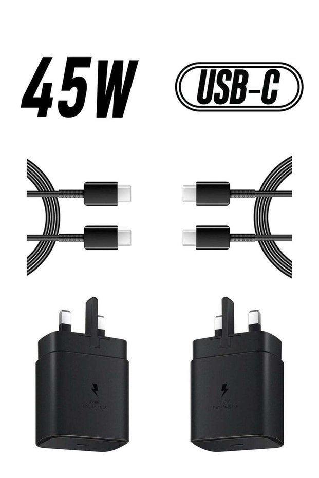 45W Super Fast Charger for Samsung,Gcstnn USB C Plug for Galaxy S24 Ultra/S24+/S24/S23 Ultra/S23/S2