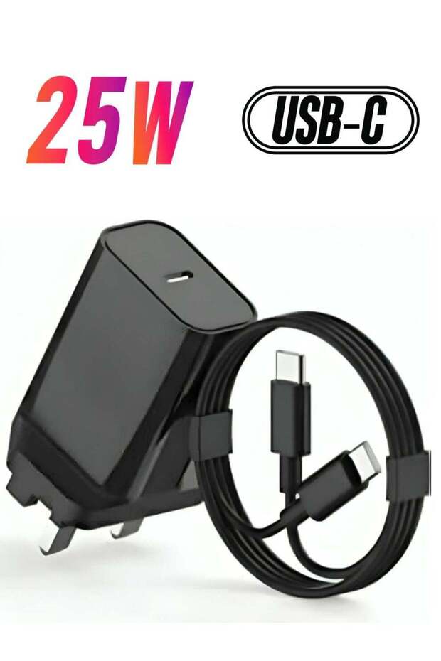 25W USB C Wall Charger with USB C Cable, USB C PD Charger Fast Charge for Samsung Galaxy S23 Ultra/