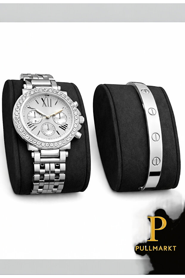 Bileklik + Kadın Kol Saati Seti - 1