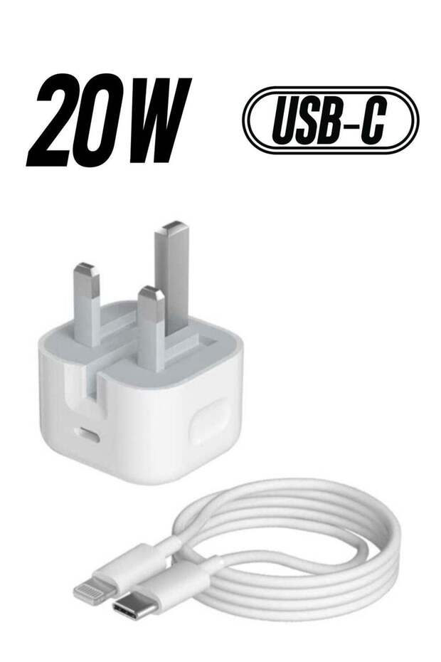 IPhone 20W USB-C Power Adapter With Cable for iPhone 14 POR 13 13 PRO 13 PRO MAX 12 / iPhone 12 Pro