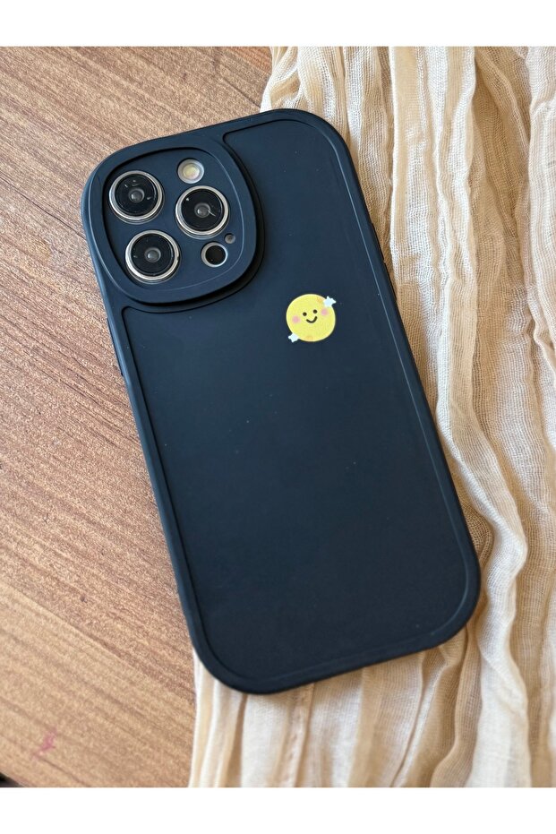 غطاء آيفون 14 برو ماكس أسود بنمط شمسي 2 - 3