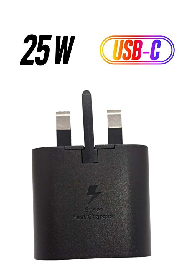 25W Super Fast Charger for Galaxy S24, S23, S22, S22Ultra, S22+, S21, S20, A32, A33, A53, A73, USB