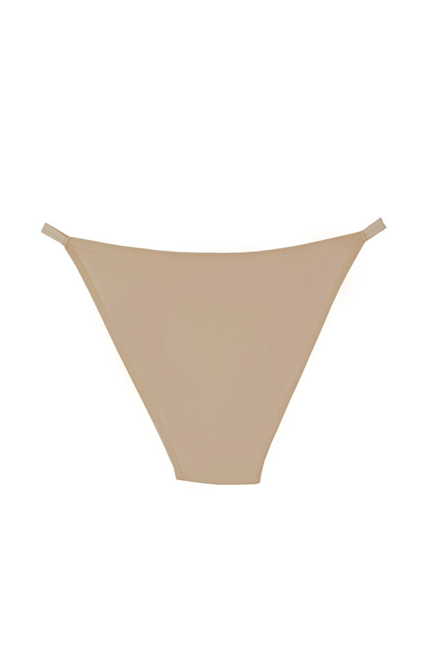 Women's Modal-Cotton Basic Thin Drawstring Basic 3-Piece Panties (Socks Are a Gift) - 3