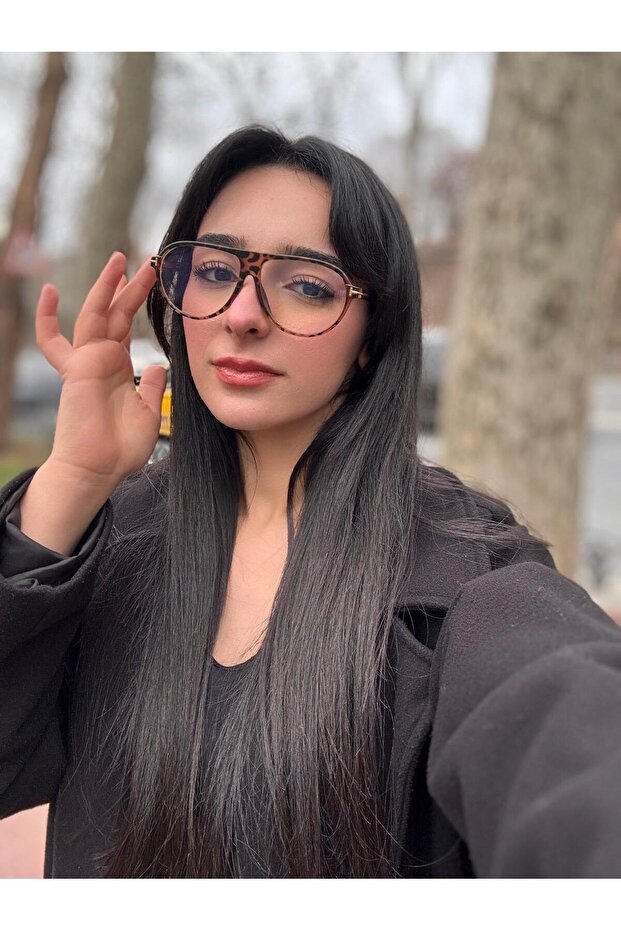 نظارات بنمط جلد الفهد - 1