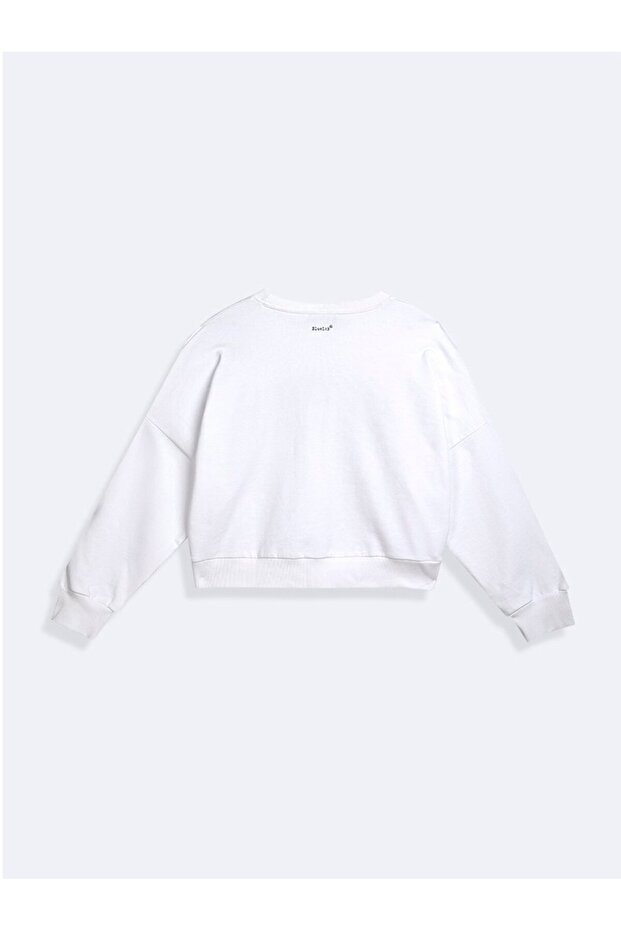 Beyaz Sweatshırt - 2