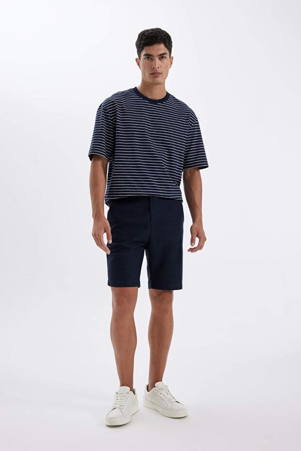 Basic Bermuda Şort D4278AX24SM - 3