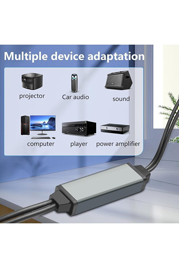 عازل ضوضاء الحلقة الأرضية من جويزز، فلتر عالي الجودة للحلقة الأرضية RCA، يزيل التداخل الكهربائي - 4