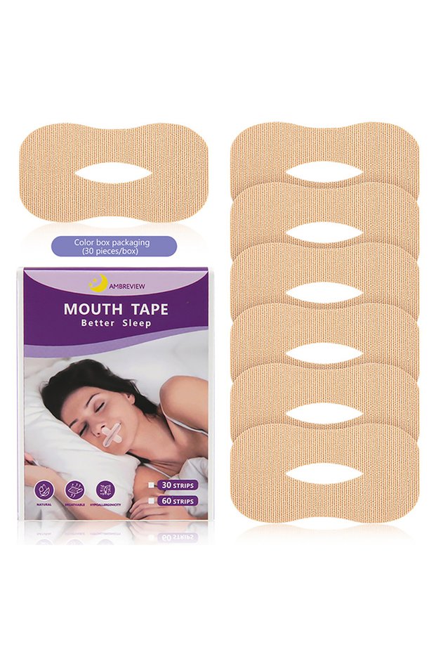 30Pcs Nude in box Anti-Snoring Stickers Wholesale Pack - 10/30Pcs Gentle Mouth Seal Snore Mouth Tape