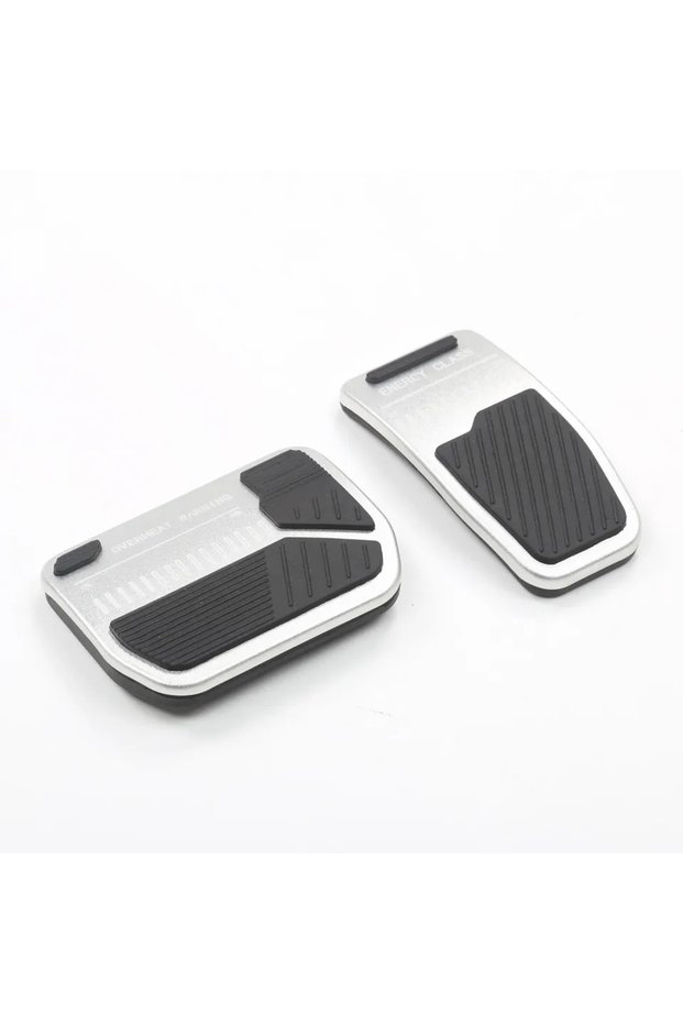 2PCS Sliver Pedal Cover for Tesla Model 3/Y/3+/Y Juniper 2017-2025 Aluminum Alloy Foot Pedal Pads Ac