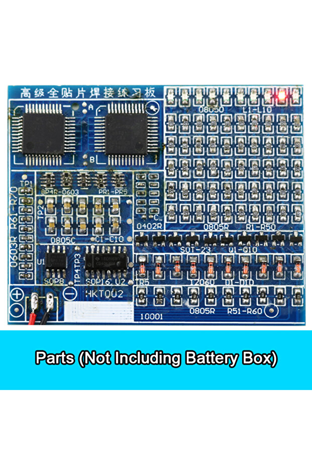 لوحة تدريب اللحام J، لوحة دوائر SMD، مكونات إلكترونية LED SMT، مجموعة أدوات مشروع DIY PCB.
