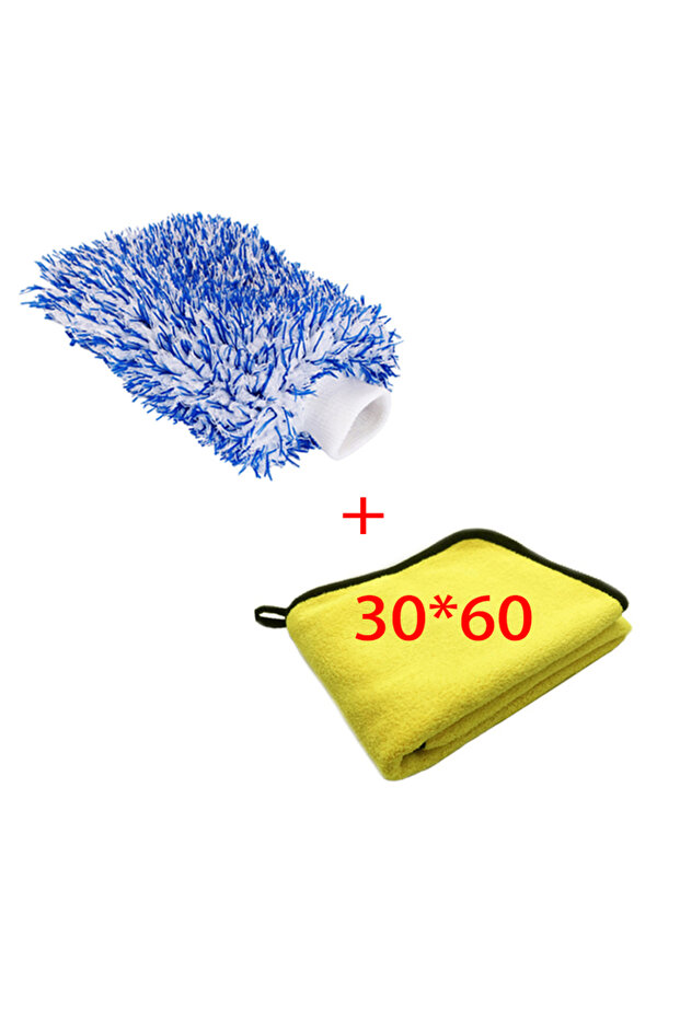Car Wash Mitt C Plush Car Wash Mitt Microfiber Thick Car Cleaning Mitts Auto Wash Accessories Car Cl